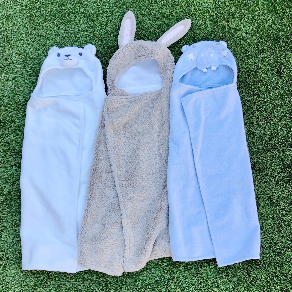 Pottery Barn Kids animal bath towels for baby!